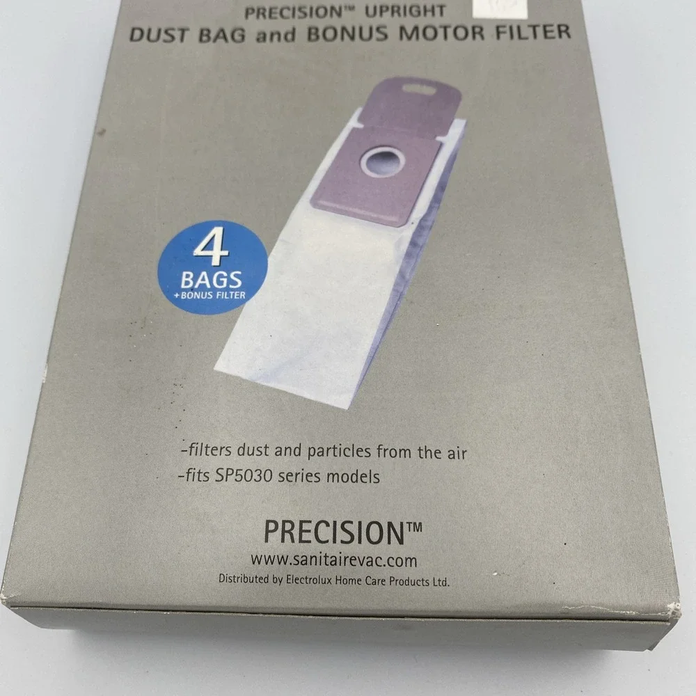 Sanitaire‎ Precision Upright 4 Vacuum Bags Plus Bonus Motor Filter SP205 SP5030